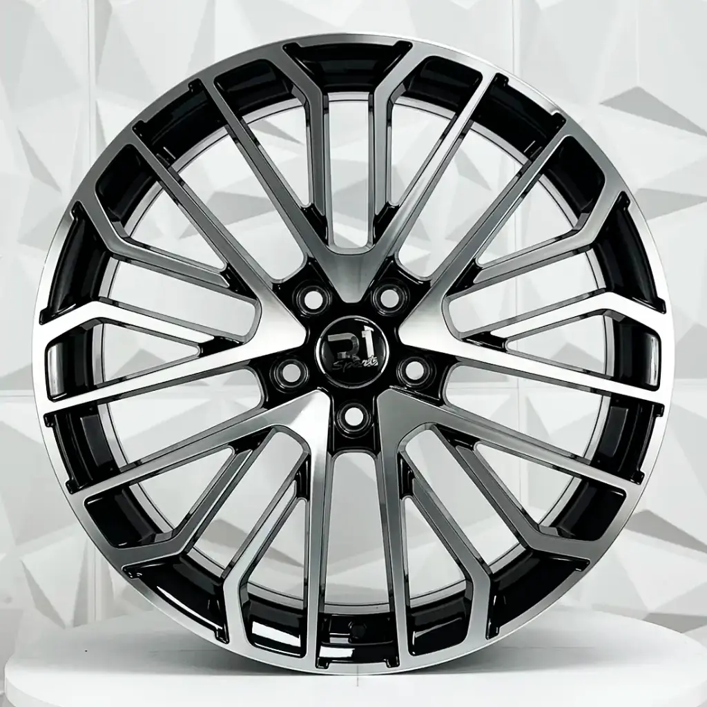 RIN 19X8 5-112 R1 SPORT AH2042 BLACK MACHINE FACE ET40 CB66.5