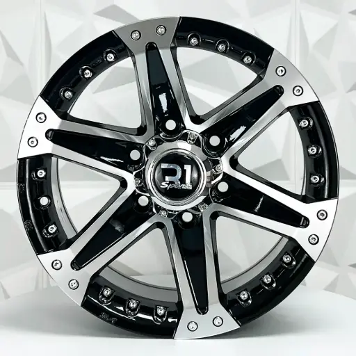 [160020] RIN 16X8 6-139.7 R1 SPORT 961 MACHINE BLACK ET0 CB108