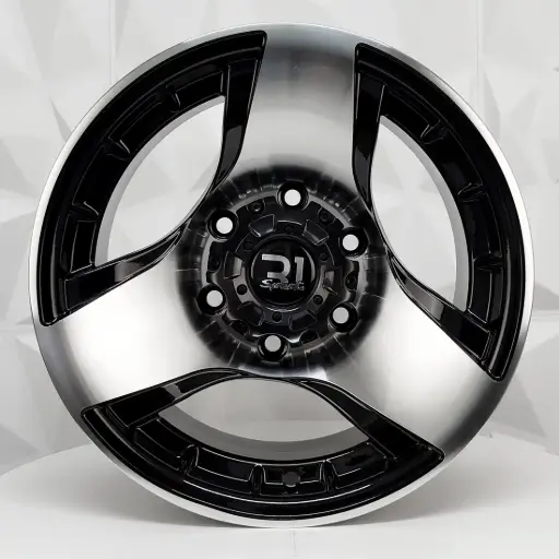 [151593] RIN 15X8 5-114.3 R1 SPORT DX020 BLACK MACHINE FACE ET0 CB83